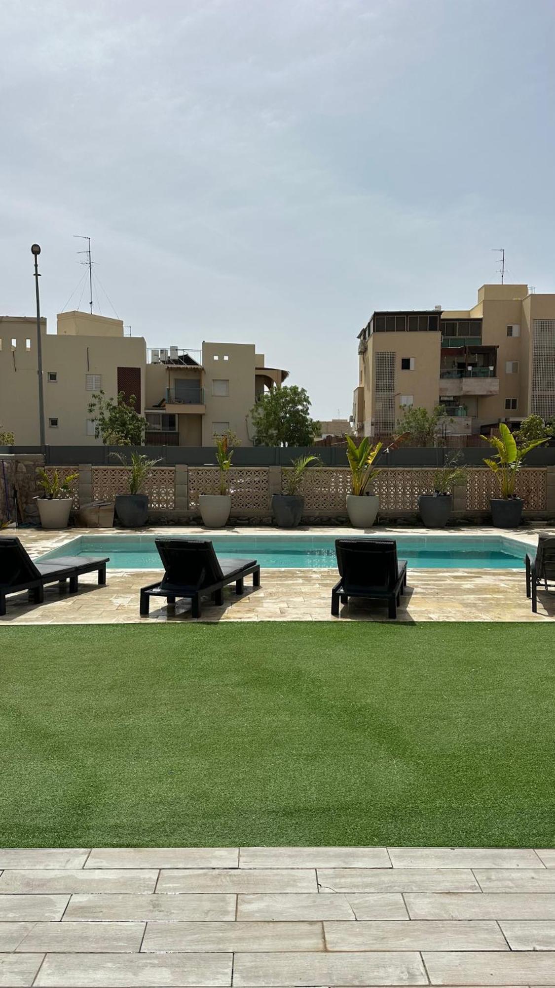 Luxury garden floor Eilat Appartement Buitenkant foto