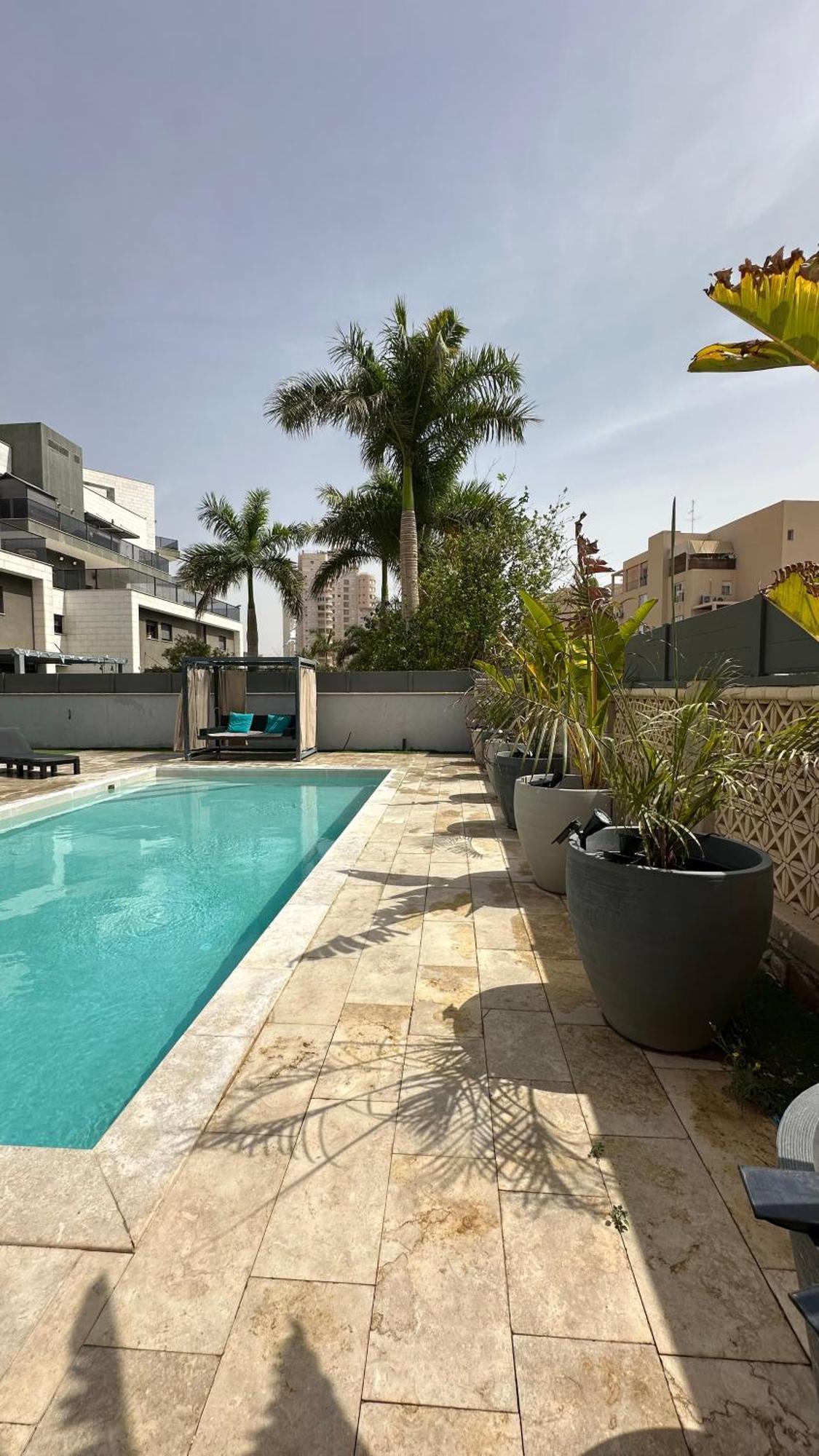 Luxury garden floor Eilat Appartement Buitenkant foto